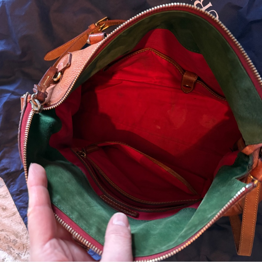 Dooney and Burke Florentine leather satchel